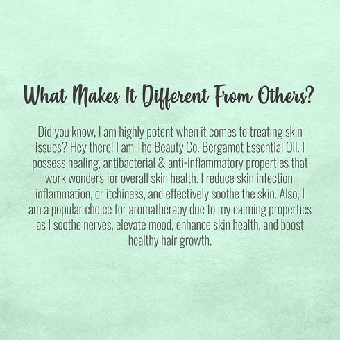 the beauty co Bergamot Essential Oil | 100% Pure